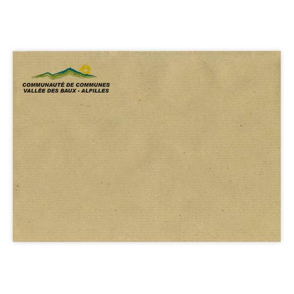 250 sacs E4 (28 x 40 cm) - Kraft Adour® 120g sans fenêtre - Impression en multi-couleurs