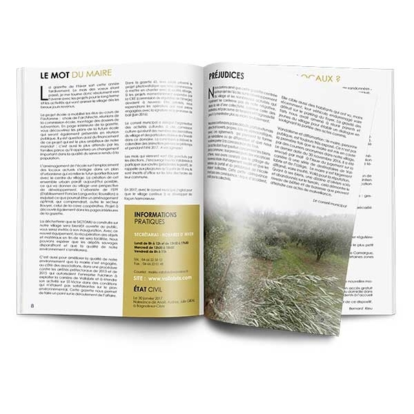 Brochure 16 pages 115g - Papier brillant - Vignette 2