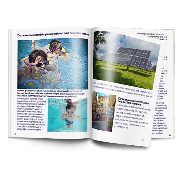 Brochure 16 pages 115g - Papier brillant - Vignette 3
