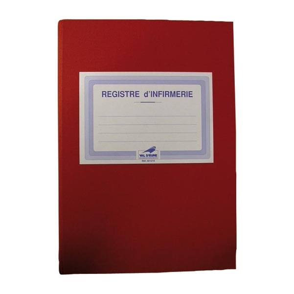 Registre d'infirmerie ou cahier de soins