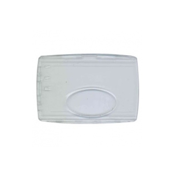 Porte badge rigide transparent