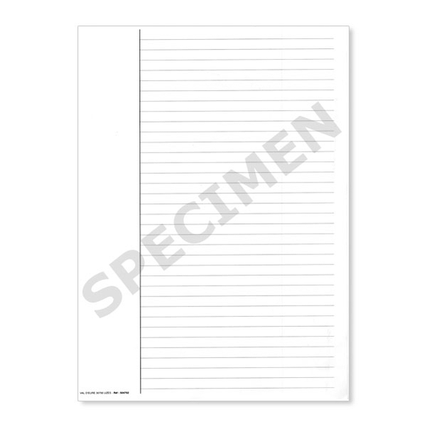 250 Copies doubles d'examen intercalaires lignées