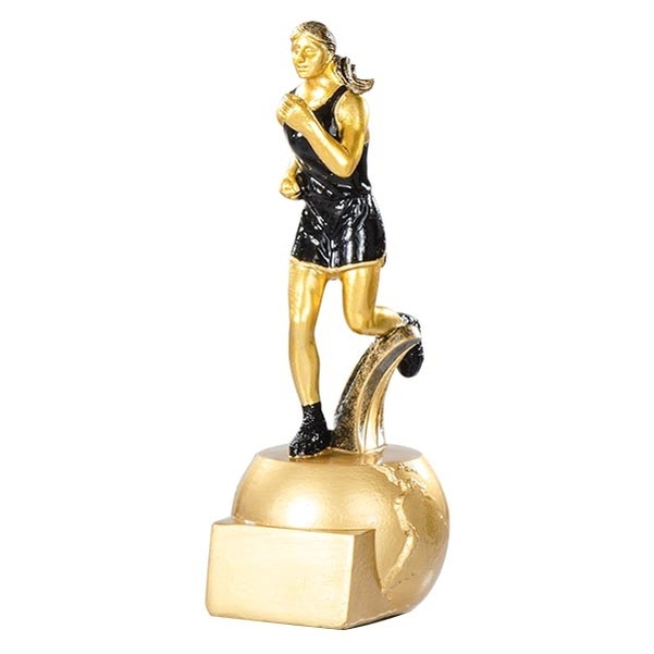 Trophée en résine course fille