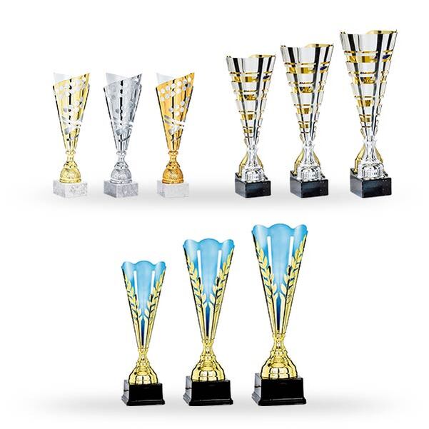 Lot de 9 coupes Palme