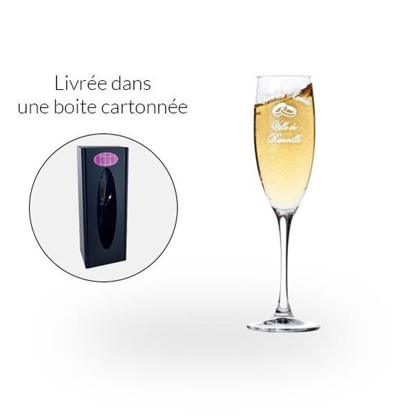 Coffret 1 flûte personnalisée