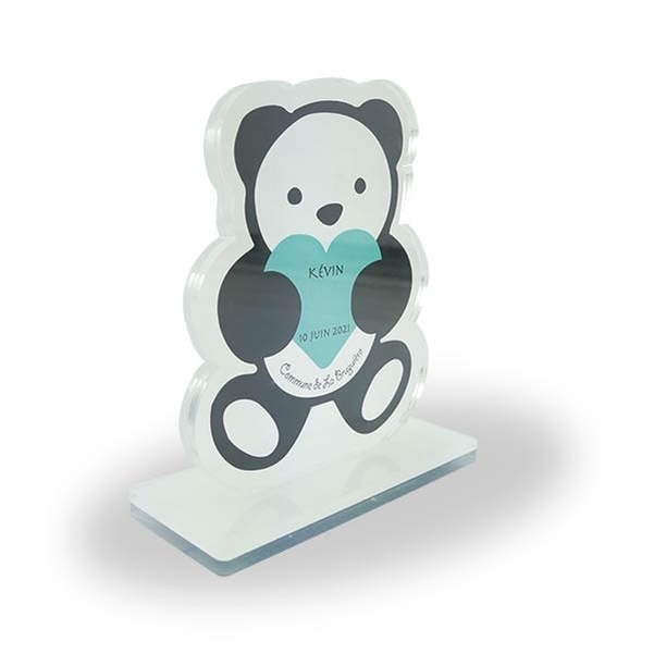 Nounours plexi personnalisé - Vignette 2
