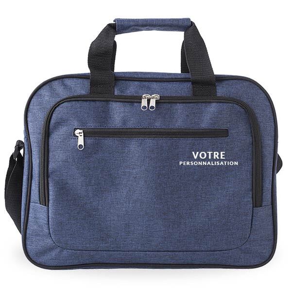 Sacoche 15’’ bleue personnalisée