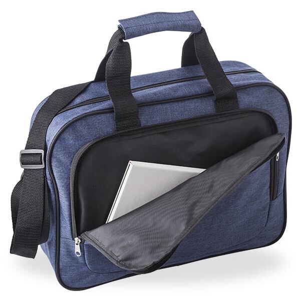 Sacoche 15’’ bleue personnalisée - Vignette 2