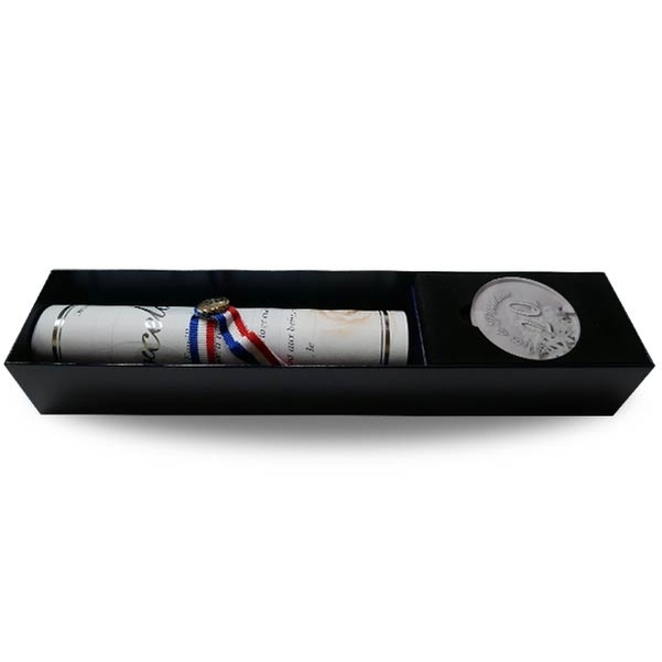 Coffret diplôme et Médaille Noces de porcelaine - 20 ans