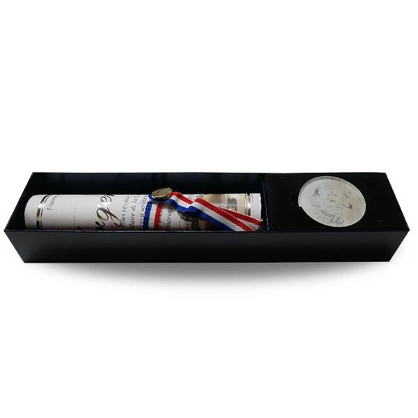 Coffret diplôme et Médaille Noces d'argent - 25 ans