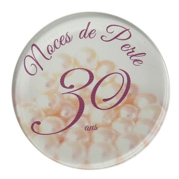 Coffret diplôme et Médaille Noces de perles - 30 ans - Vignette 3