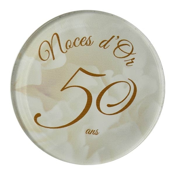 Coffret diplôme et Médaille Noces d'or - 50 ans - Vignette 3