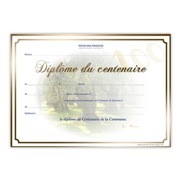 Coffret diplôme et Médaille Centenaire - Vignette 2