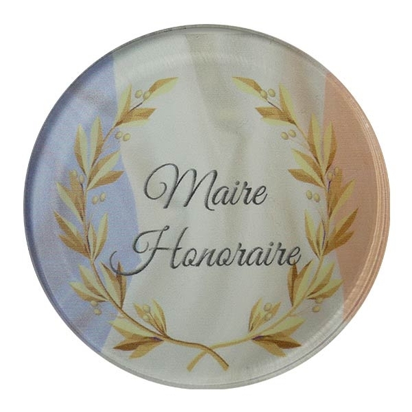 Coffret diplôme et Médaille Maire honoraire - Vignette 3