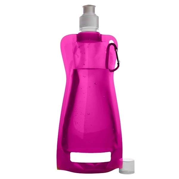 Gourde pliable rose 42 cl