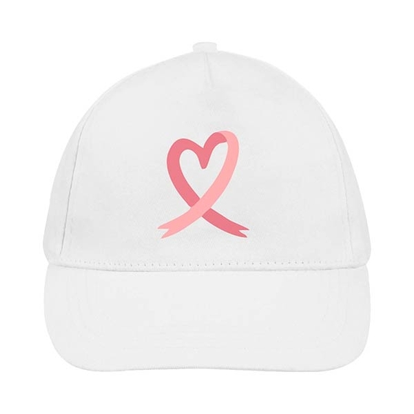 Casquette 5 panneaux blanche personnalisée