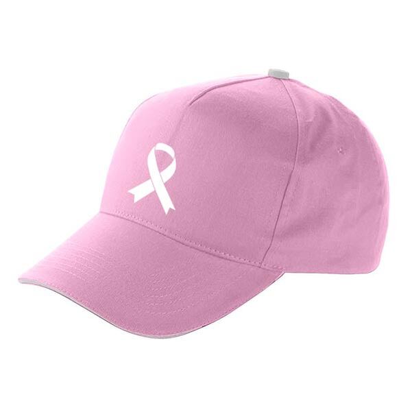 Casquette en coton rose personnalisée