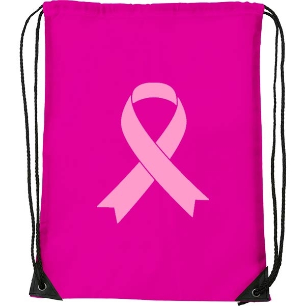 Sac à dos personnalisé en polyester rose Steffi