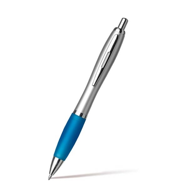 Stylo bille Cardiff bleu personnalisé - Vignette 2