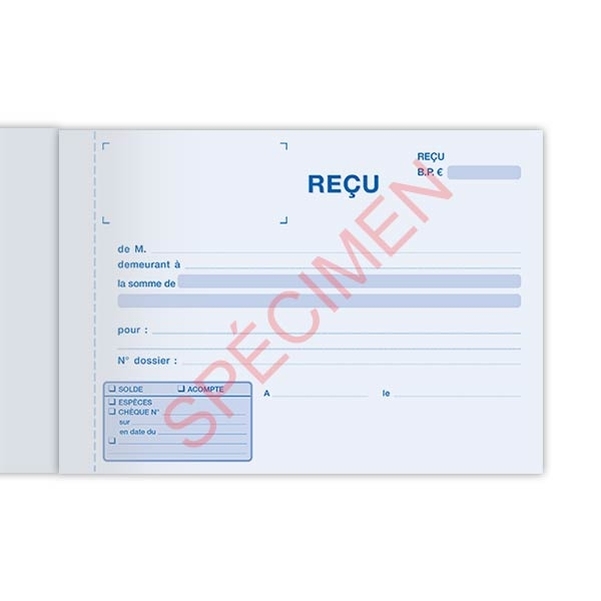 Carnet de reçus spécial commissaire de justice - Vignette 2