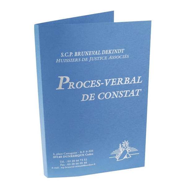 Chemise constat Bleu de chine personnalisée