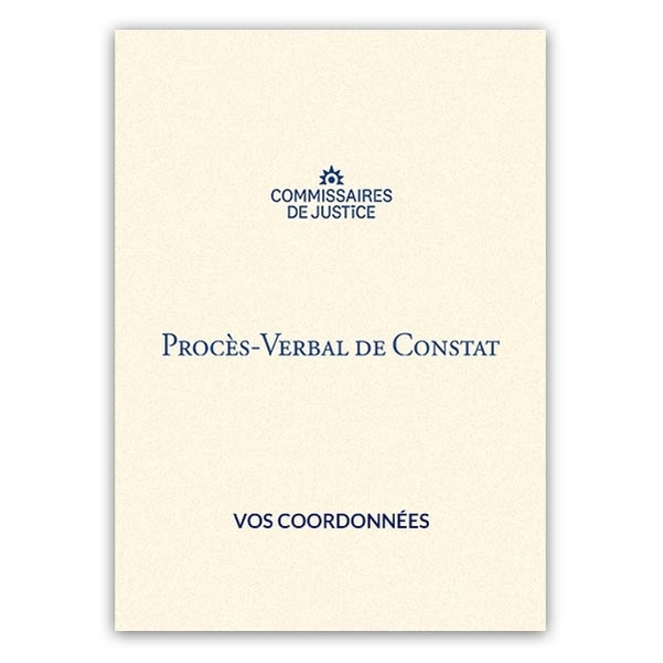 Couverture pour constat Littoral personnalisée