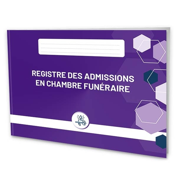 Registre des admissions en chambre funéraire