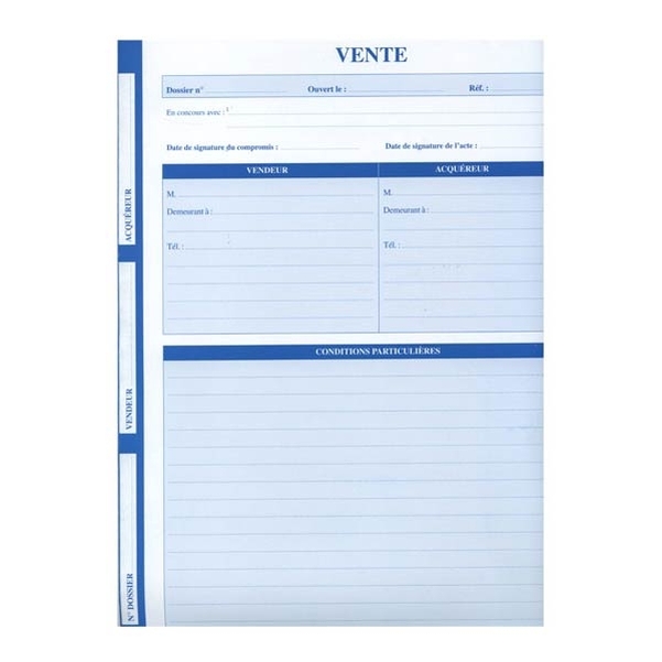 Chemise vente bleue
