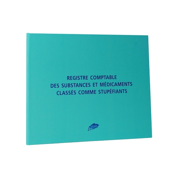 Registre comptable des substances et médicaments classés comme stupéfiants