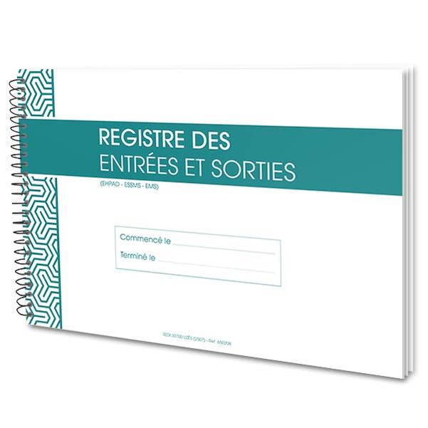 Registre des entées et sorties EHPAD