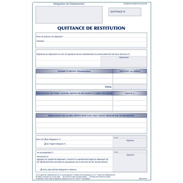 Registre des dépôts de fonds pour établissements de santé - Vignette 5