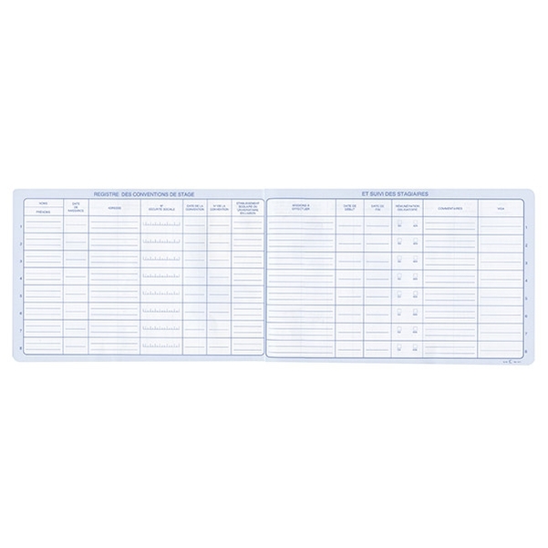 Registre des conventions de stage - Vignette 2