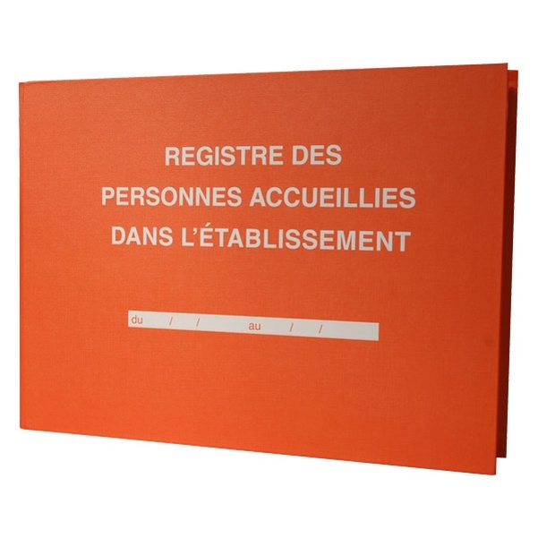 Registre des personnes accueillies dans l'établissement