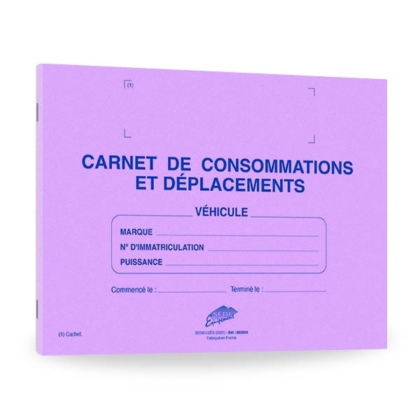 Carnet des consommations et déplacements