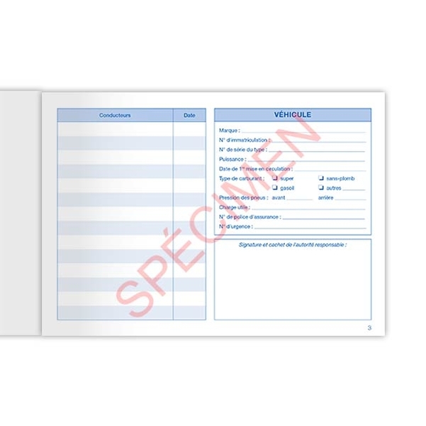 Carnet des consommations et déplacements - Vignette 2