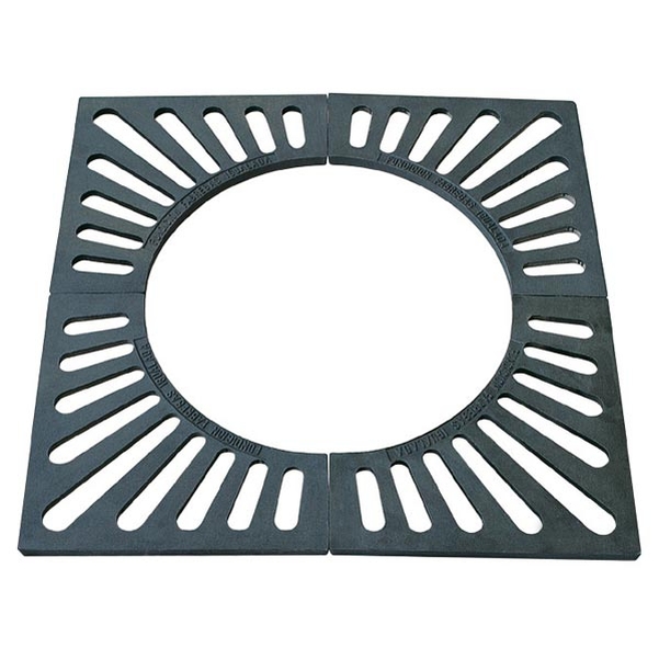 Grille de protection d'arbre en fonte 1192x1192 mm