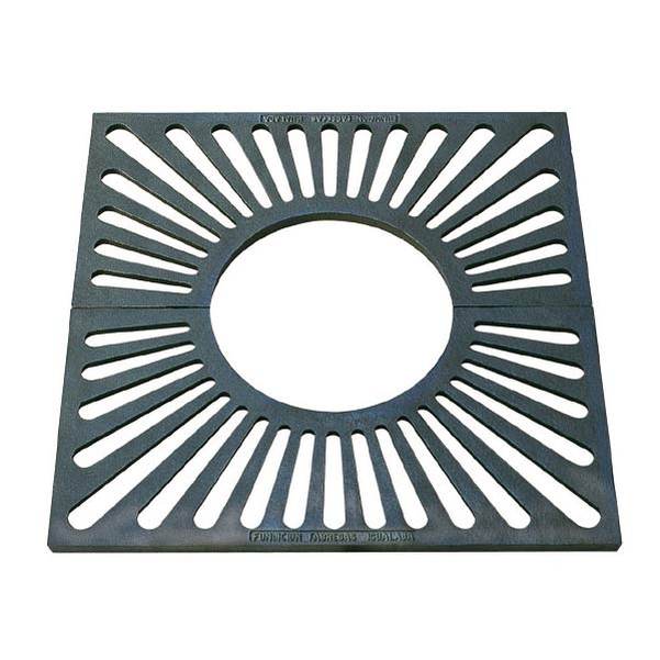 Grille de protection d'arbre en fonte 799x799 mm