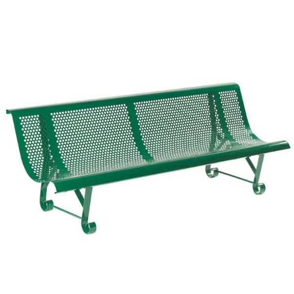 Banc décoratif vert