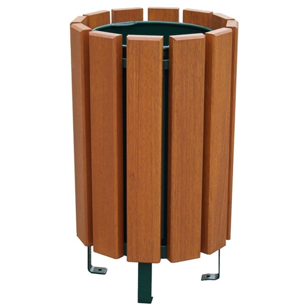 Corbeille Eco - Bois exotique
