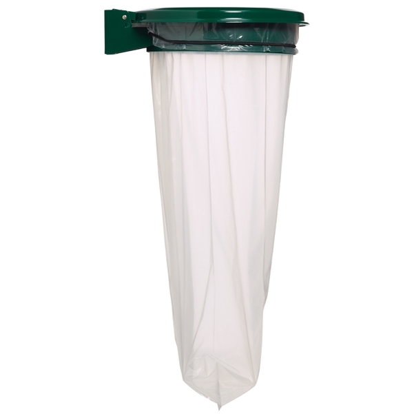 Corbeille murale Collecmur Basic 110L verte - Vignette 3