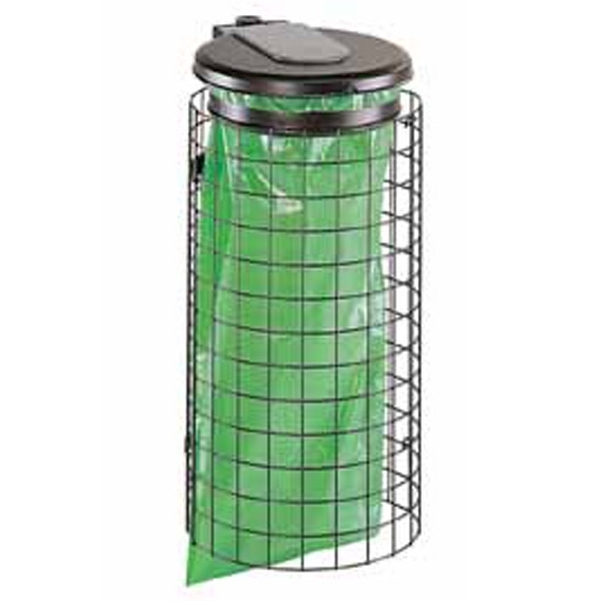 Corbeille Collecgrille 110L gris murale