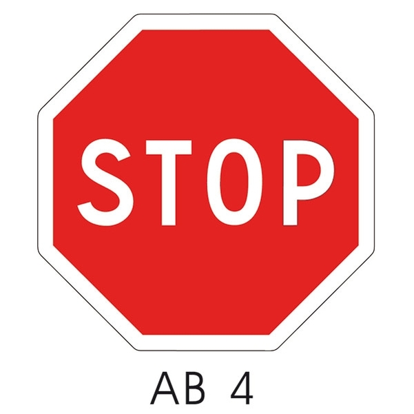 Panneau Stop type AB4 400 mm - Cl.2