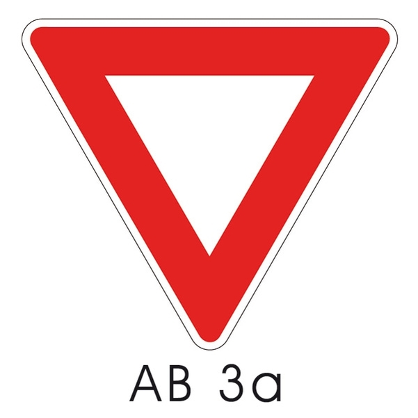 Panneau de priorité type AB3a en 1250mm - Cl.2