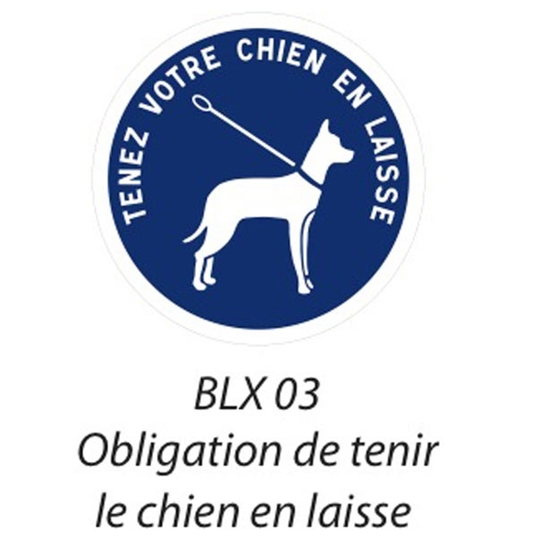 Symbole d'obligation BLX - Diam.450 mm
