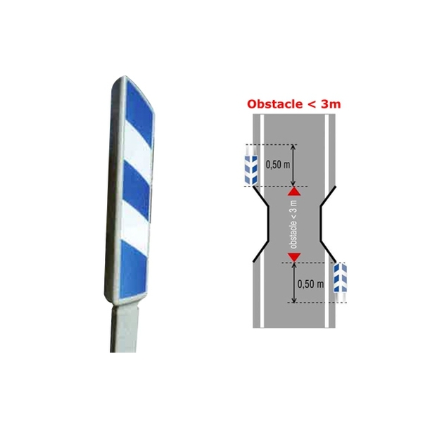 Balise d'obstacle double face - Vignette 2