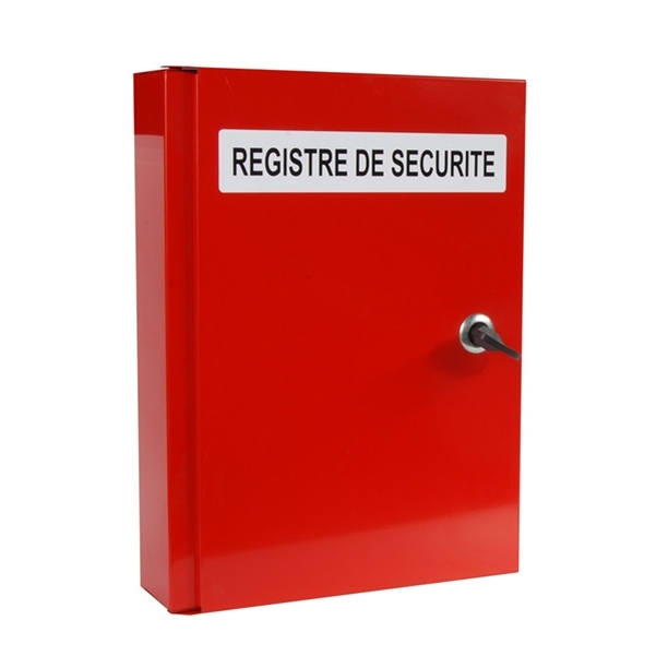 Coffret pour registre de sécurité