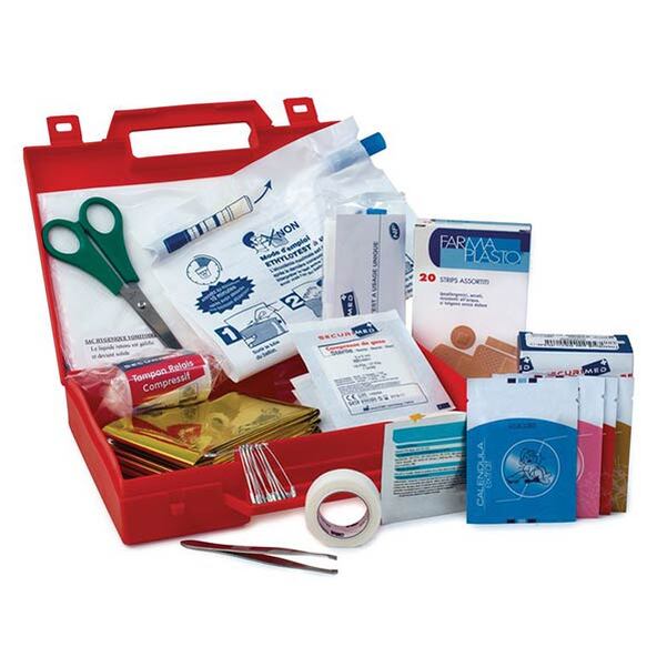 Trousse de secours véhicule plastique
