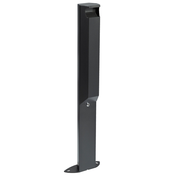 Cendrier Arkéa 3L sur pied avec serrure