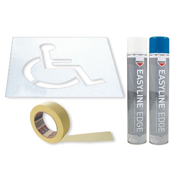 Kit pochoir PMR avec peinture