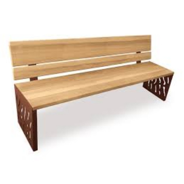 Banc Venise finition chêne clair